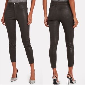 L'AGENCE Margot High Rise Coated Skinny Jeans